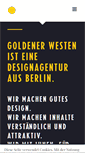 Mobile Screenshot of goldenerwesten.net
